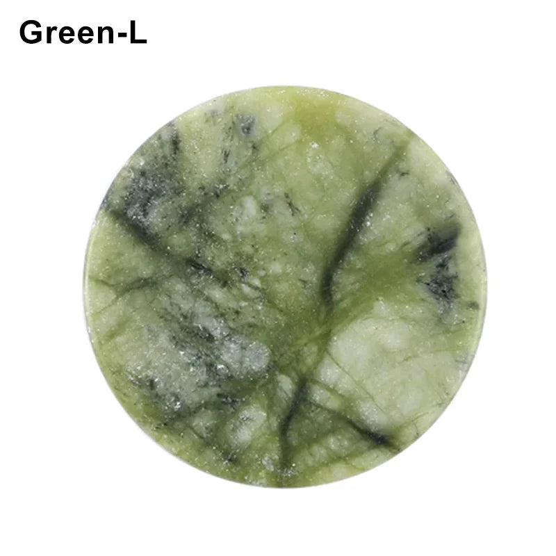 Glue Pallet Eyelashes Extensions Pink Green Jade Stone Reusable False Eye Lashes Adhesive Pallet Pad Holder Makeup Accessories