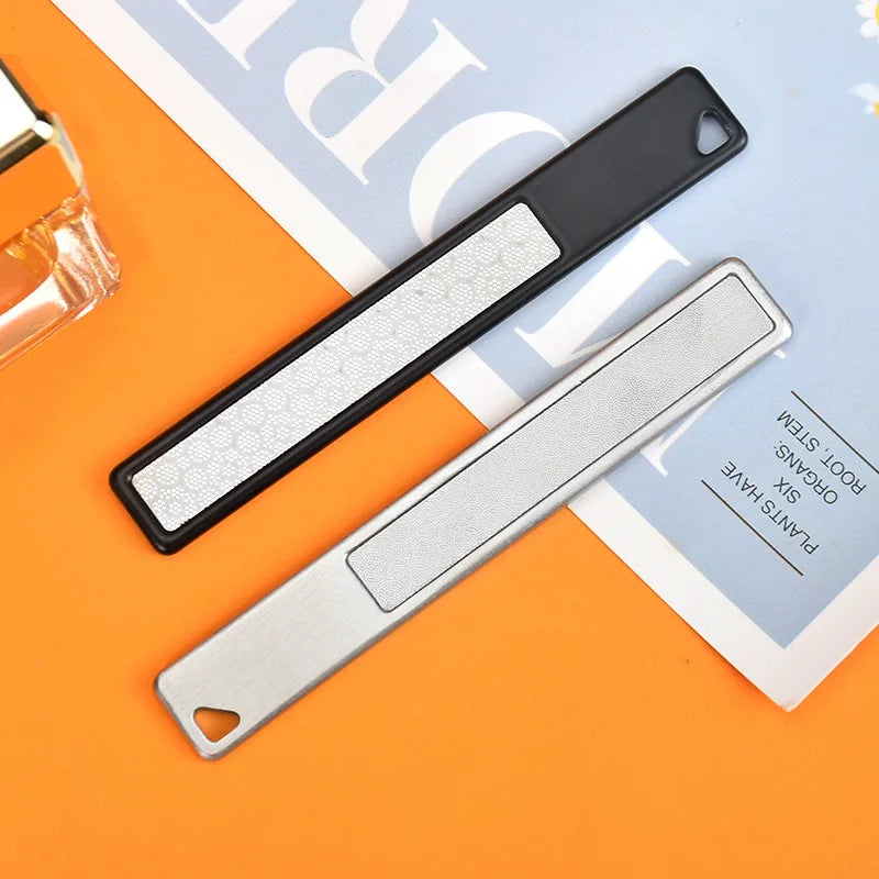 Professional Double Sided Nail File Stainless Steel Sandpaper Nail Sanding Grinding Polishing Manicure Care Tools