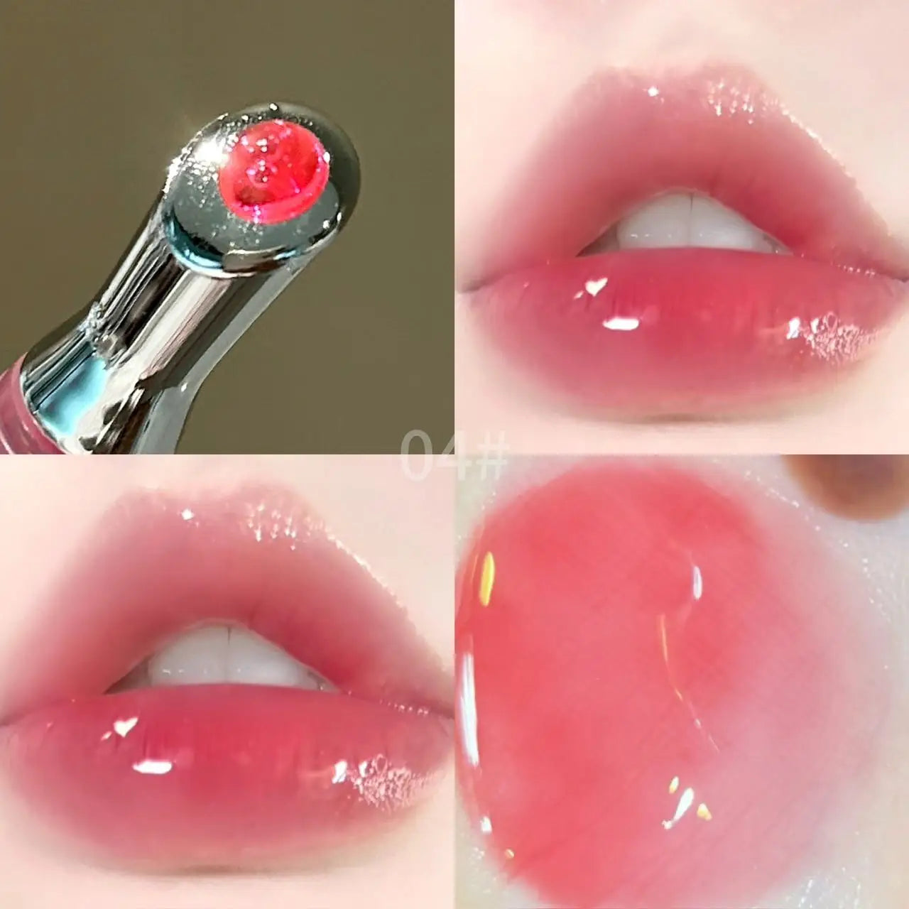 Pinkyfocus Fruit Honey Brightening Lip Essence Oil - Moisturizing, Anti-Dry & Crack, Conceals Lip Lines for Plump Lips