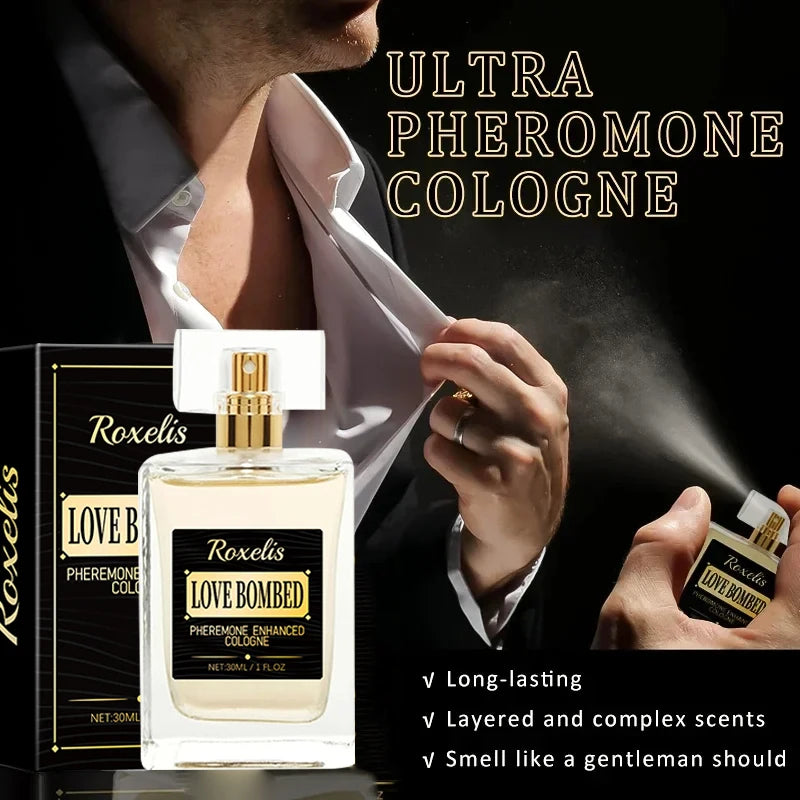 Pheromone Perfume Of Man To Attract Women,Business Gentlemen Light Fragrance Charm Fresh Cologne Sexy Temptation Eau De Toilette