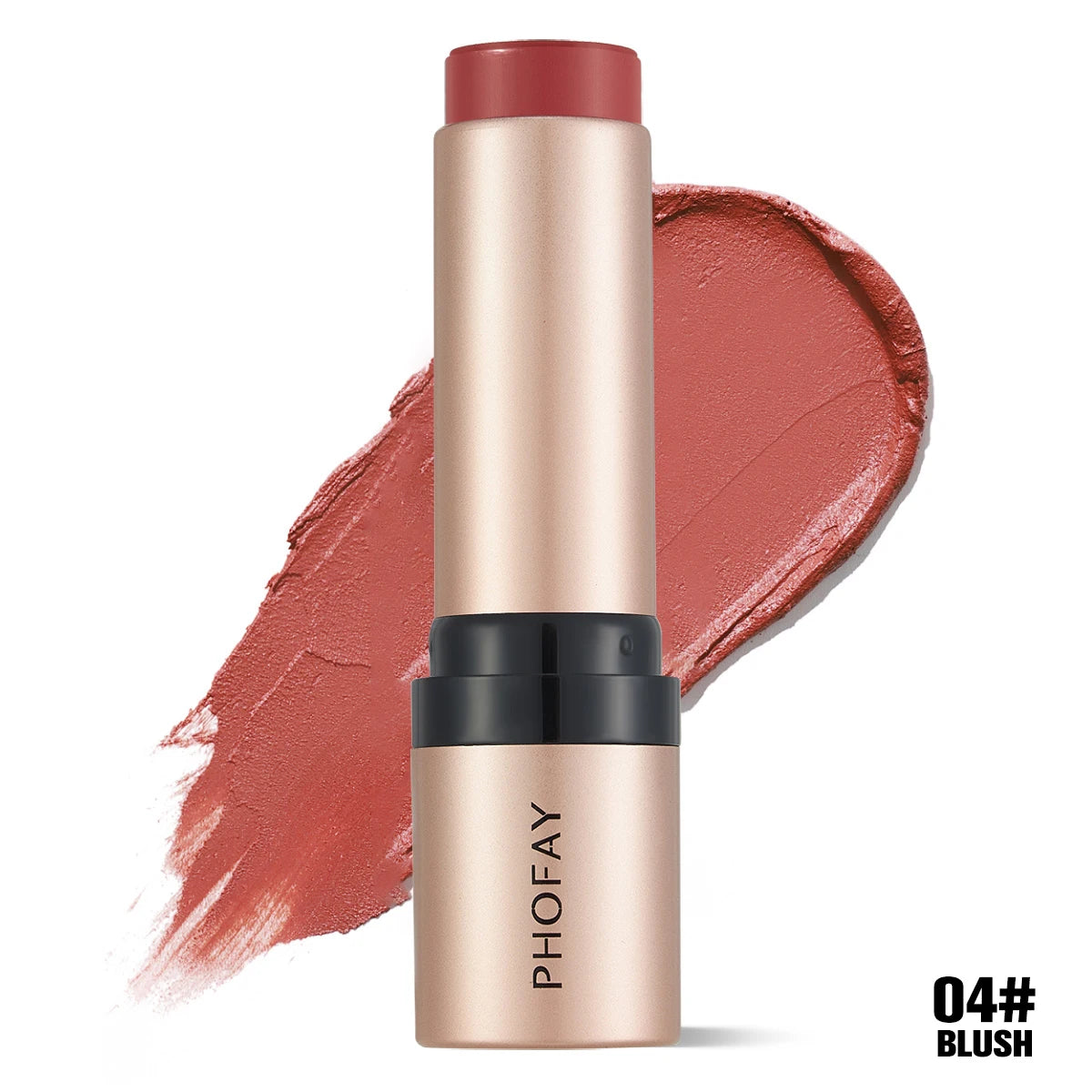 PHOFAY Contour Sticks, Highlighter Stick, Blush Stick, 3-Piece Cream Contour Set Including Contour Brush, Creates Facial Contour