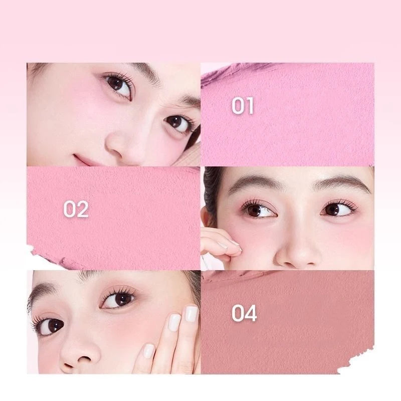 CHIO TURE Blush Makeup Blusher Cream Highlighter Contour Cute Long Lasting Vegan Makeup Korean