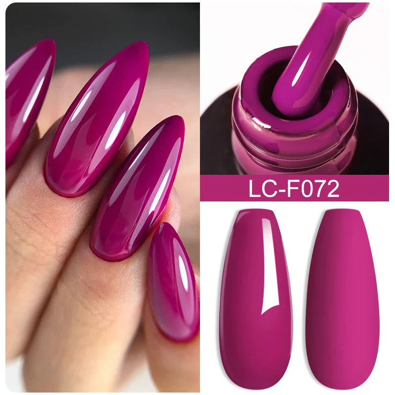 LILYCUTE Thermal Nail Gel Polish 3 Layers Temperature Shiny Color Changing Series Semi Permanent  Soak Off UV Nail Gels Polish