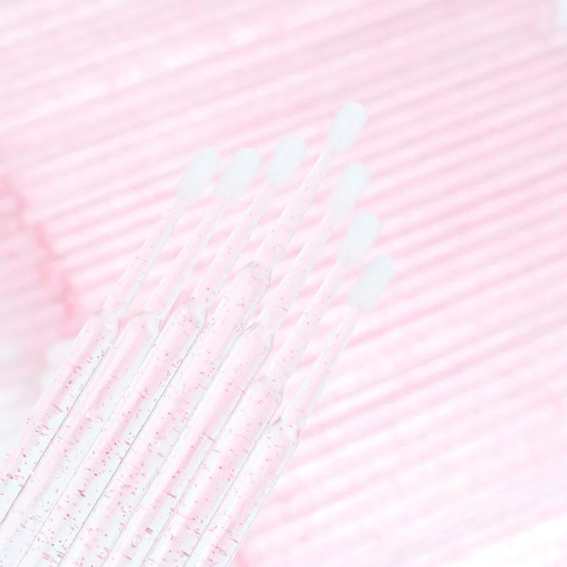 200pcs Disposable Brushes Set Mascara Wands Lip Brushes Microbrush Applicator Swab for Eyelash Extension Eyebrow Makeup Tools