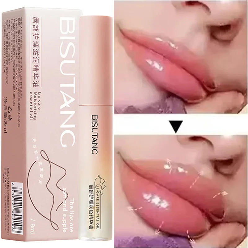 Instant Volumising Lip Plumper Oil Lip Enhancer Lip Gloss Plumping Serum Moisturizing Anti-Wrinkle Lipstick Sexy Lip Care Makeup