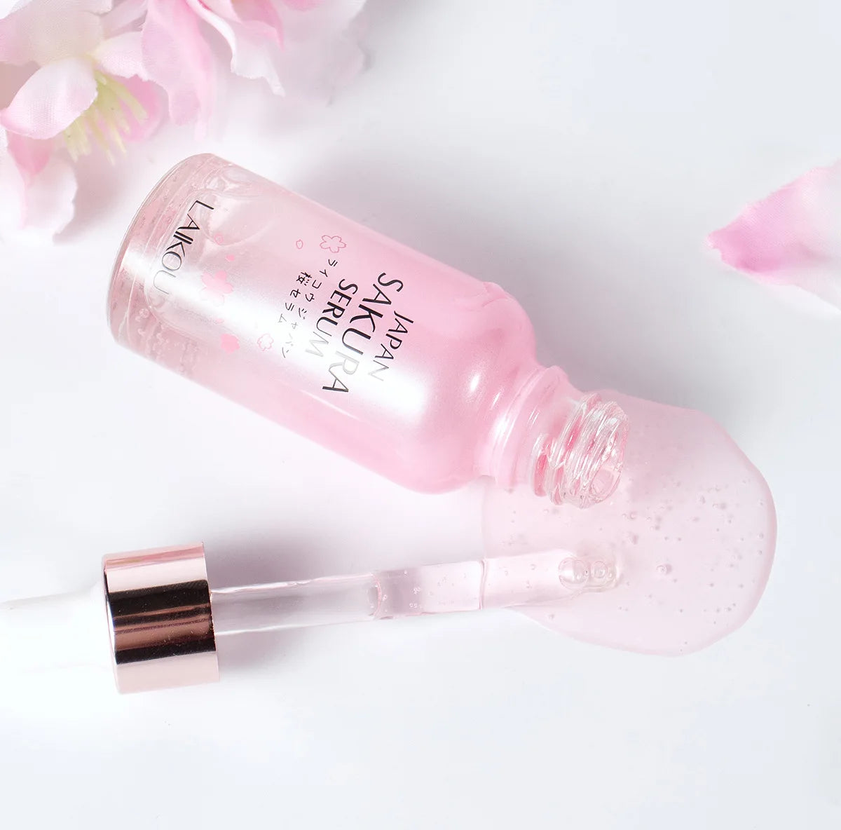 LAIKOU Moisturizing and Hydrating Cherry Blossom Essence Skincare Brightening and Improving Skin Essence