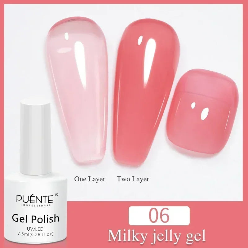 15ML 4 in 1 Builder Nail Gel For Quick Extension Nail Reinforcement Construction UV Gel Polish Semi-permanent Nail Art Varnish