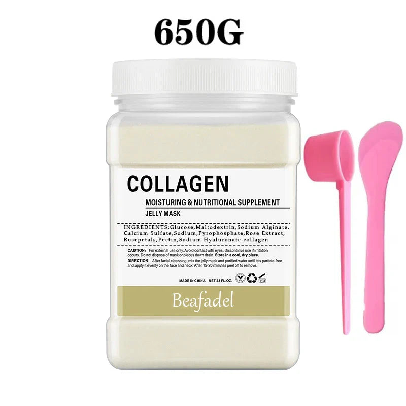 650g Jelly Mask Powder Rose Masks Peel Off Hydroplastic Crystal Collagen Facial Jelly Mask for Face