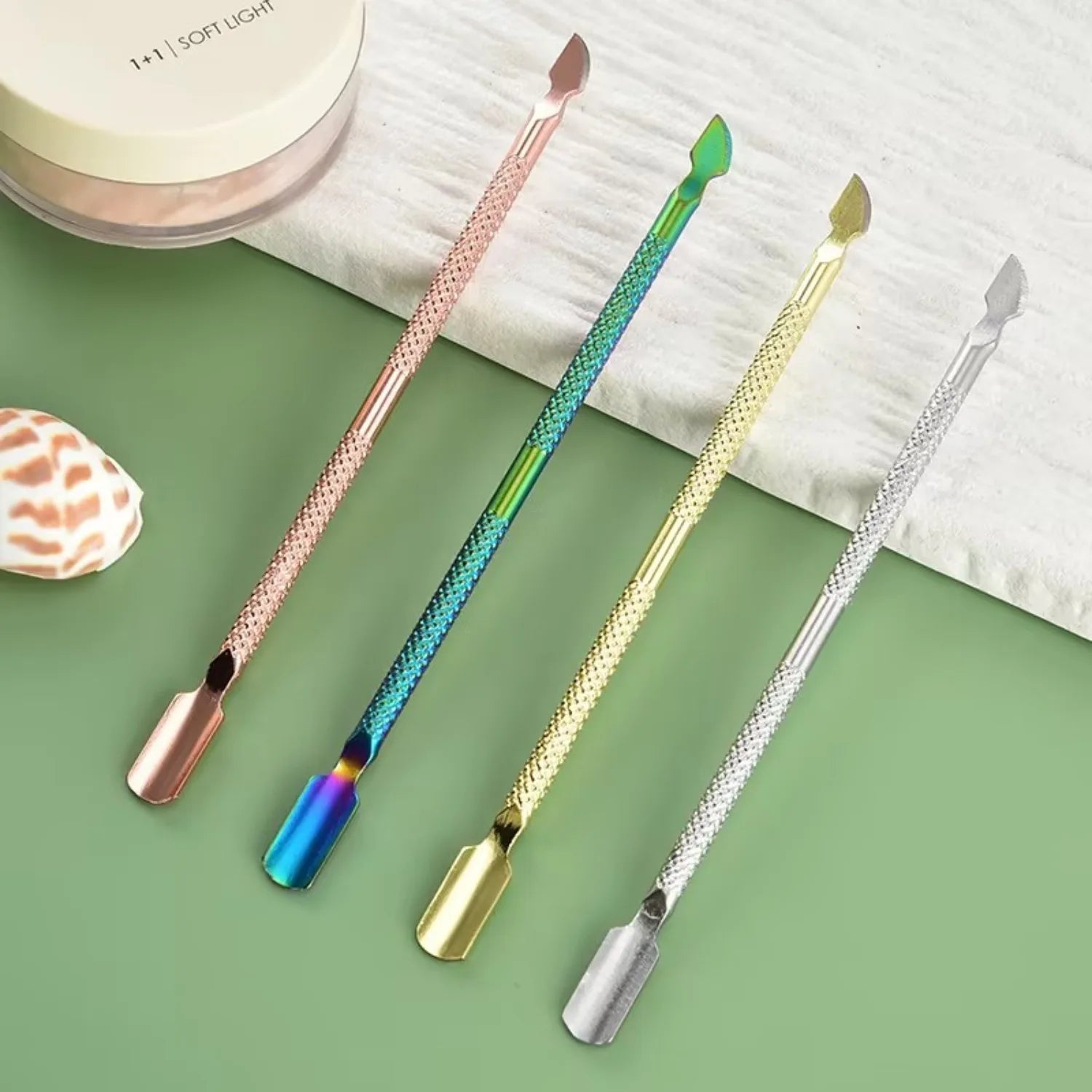 Double-ended Stainless Steel Cuticle Pusher Dead Skin Push Remover For Pedicure Manicure Nail Art Cleaner Care Tool Factory Sale