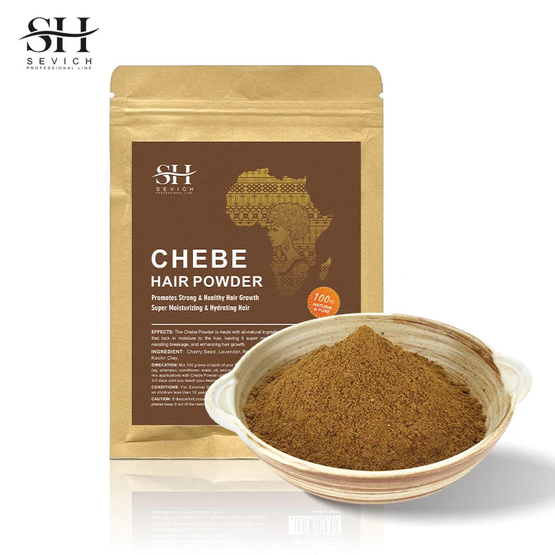 Africa Chad 100% Chebe Powder Women Traction Alopecia Treatment Oil Natural Crazy Hair Regrowth Anti Hair Break Get Rid Of Wig