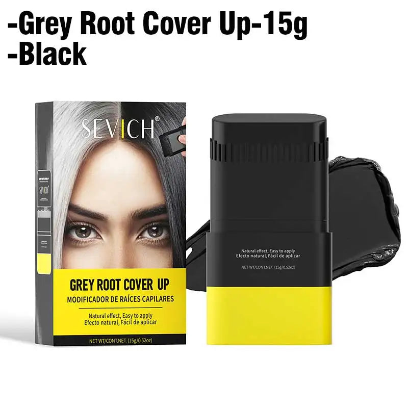 Hair Color Stick For Men & Women Quickly Covers Gray White Hair Concealer Waterproof Hairline Instant Covering Hair Dye Stick
