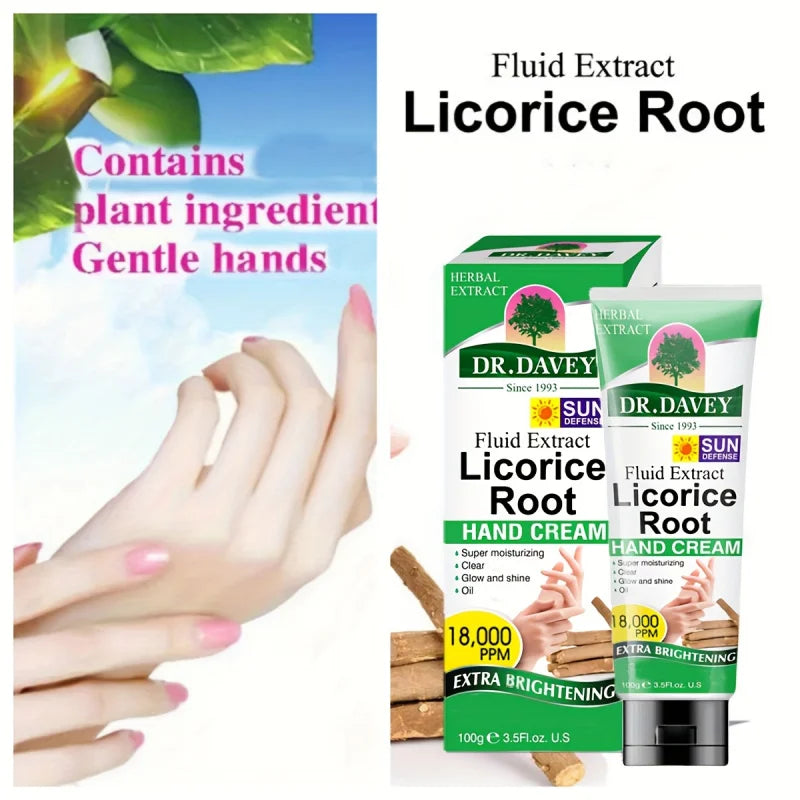 Licorice Hand CreamHand CreamMoisturizing Refreshing Non-Greasy Hydrating Hand Cream for Men and Women All Seasons Hand Care，Sui