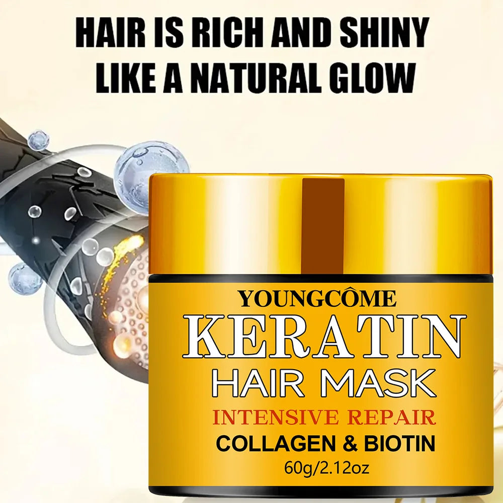 Hair Repairs Hair Mask Biotin Collagen Keratin Treatment Hairs Conditioner Hair Essential Oil Nourishing for Dry Damaged