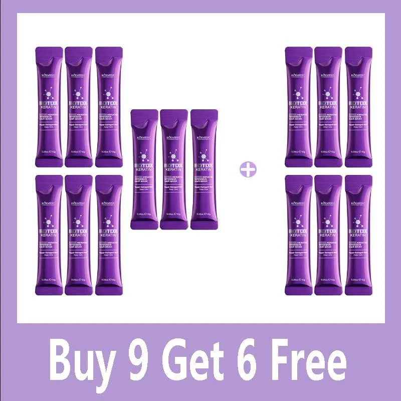 Keratin Hair Mask Magical 5 Second Repair Damage Frizzy Soft Smooth Shiny Hair Deep Moisturize Treat Repair Hair Care Mask