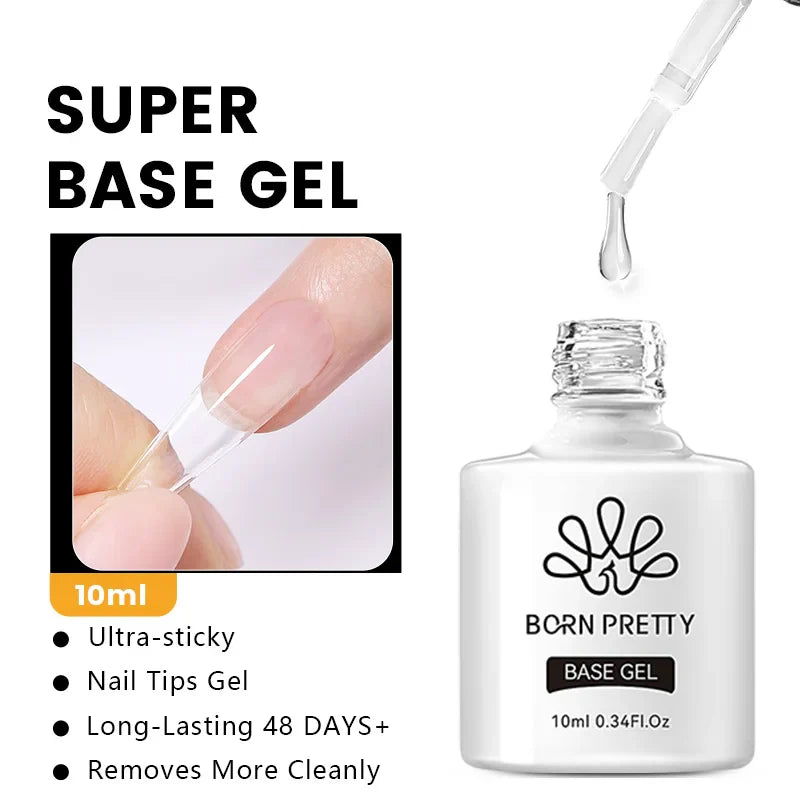 BORN PRETTY Black White Colors Gel Nail Polish 10ml Soak Off UV LED Gel Nail Art DIY Design Semi Permanent Varnishes Manciure
