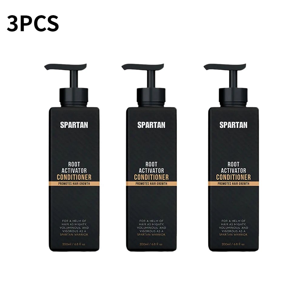 Spartan Root Activator Shampoo Ginger Root Hair Care Dandruff Control Anti Hair Loss Hair Regrowth Fluffy Strengthens Shampoo