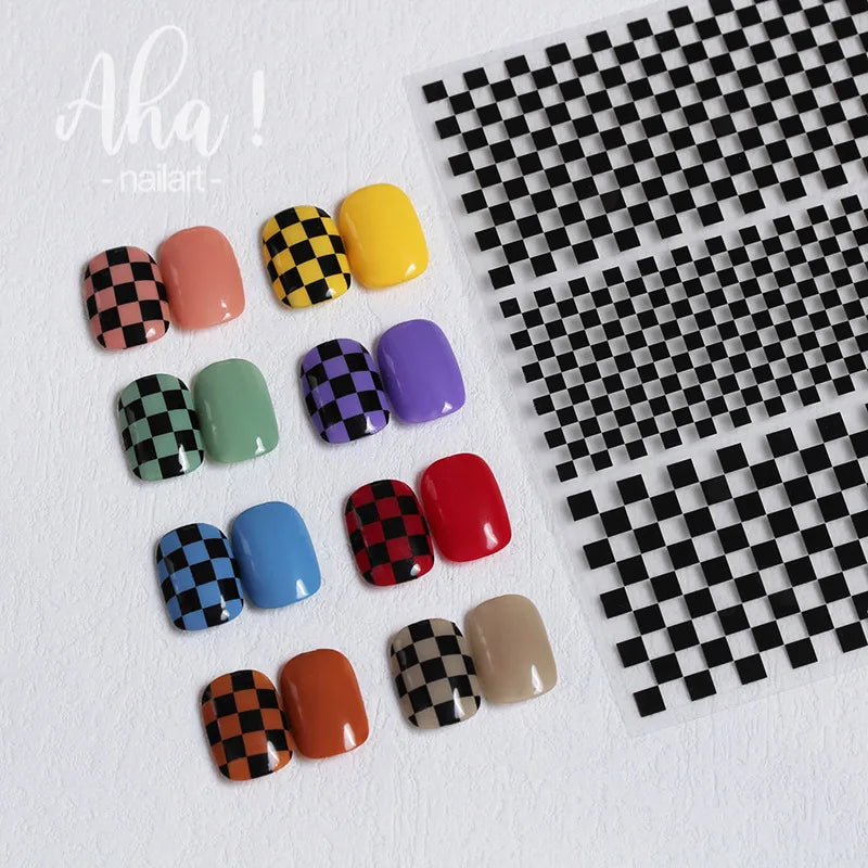 1Pcs Star/Moon/Cross Nail Art Stickers Gold/Silver Holographic Star Nail Decals Self-Adhesive 3D Manicure Decor