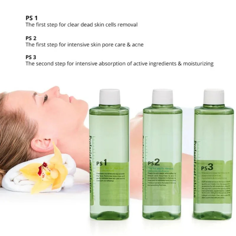 Hydra Peeling Solution Hydro Facial Serum Face Essence for Dermabrasion Machine Face Skincare Exfoliate Treat Acne Moisturize