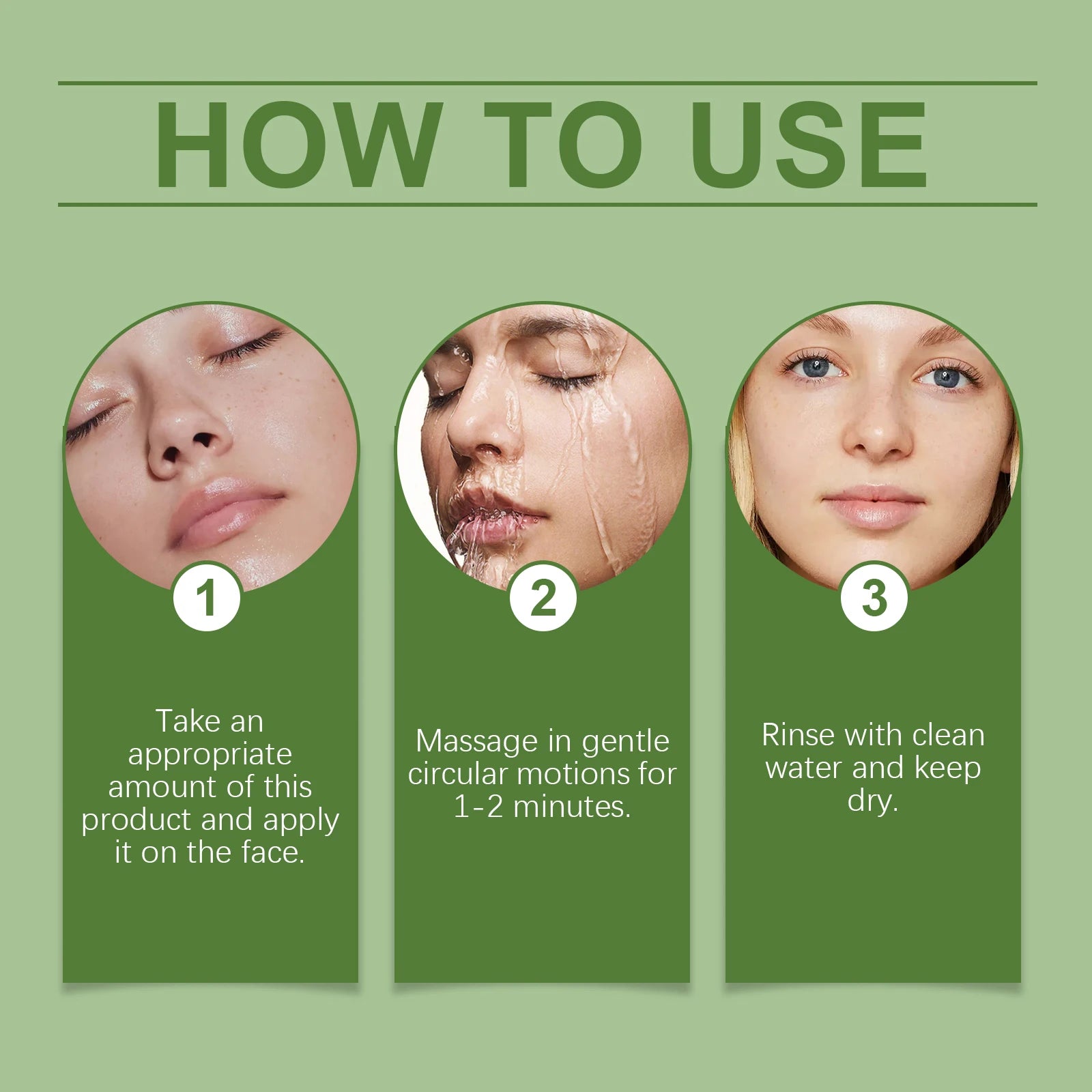 Green Tea Cleansing Oil-It can gently remove makeup,soothe the face,eyes and lips, and leave the skin refreshing and non-tight
