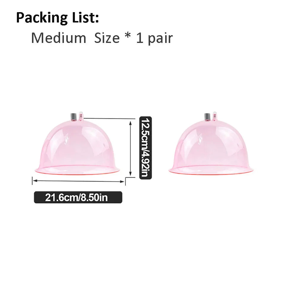 Suction Buttocks Lifting Cups Vacuum Butt Lift Improve Flat Sagging Buttocks Hip Plumping Jar