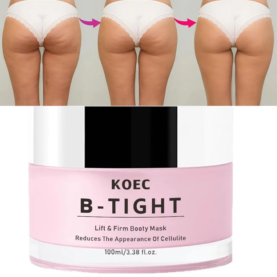 Butt TIGHT Lift Firm Cream - Tighten and Firm Booty, Reduce Loose and Crepey Skin,  Firmness, Reduce Cellulite Appearance 100 ml