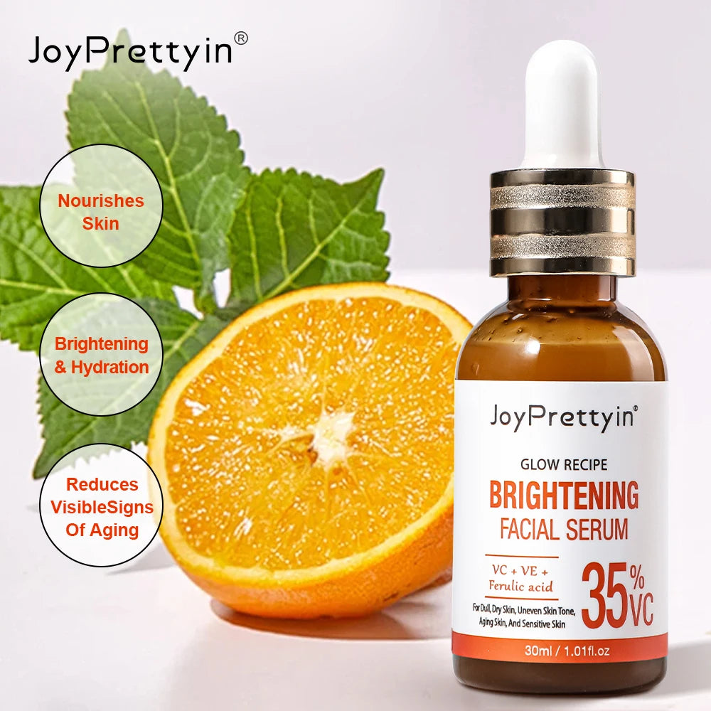 Vitamin C Whitening Facial Serum Hyaluronic Moisturizing Repair Anti-aging Repair Dull Face Essence Firming Skin Care Products