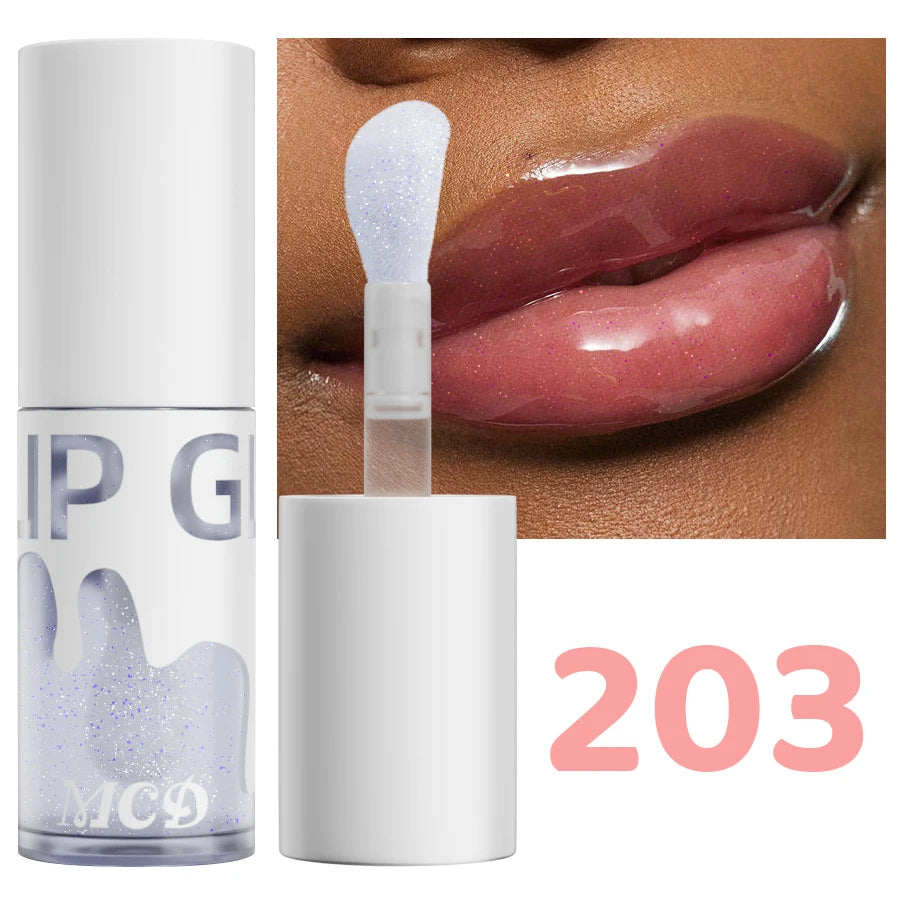 Glitter shimmer Sexy Lip Oil Hydrating Plumping Lip Coat For Lipstick Lipgloss Tinted Lip Plumper Serum  Lips Glow Oil Treatment