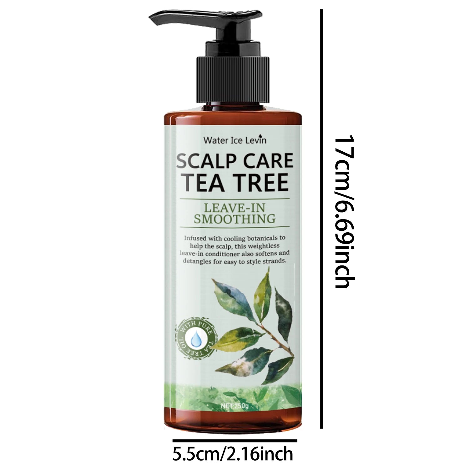 250g Tea Tree Conditioner, Super Fluffy, Moisturizing, Fresh and Smooth Dry Hair Care, Long-Lasting Fragrance - Moisturizing and Moisturizing - a Must-Have for Summer