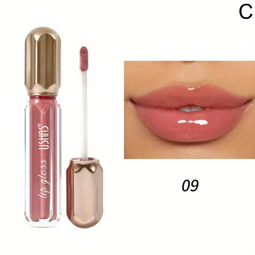 6 Color Mirror Pearl Lip Gloss Waterproof Long Lasting Moisturizing Liquid Lipstick Shimmery Glitter Lip Gloss Women Lip Makeup