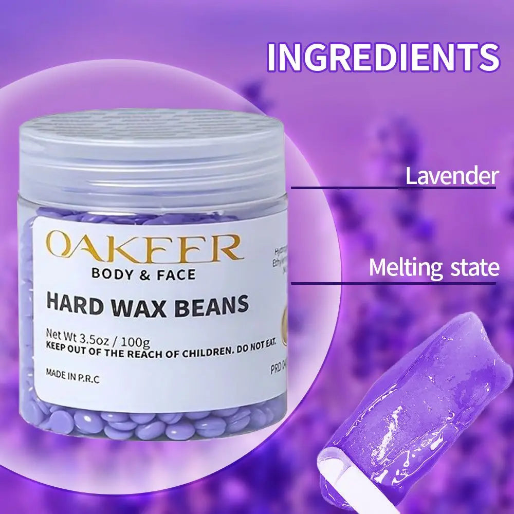 100g/400g Depilatory Wax Beans for Heating hard Wax Machine Hot Film Painless Waxing Beads Bikini Face Legs Body Hair Removal