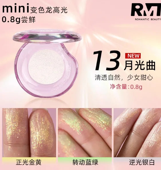 RMT Romantic Beauty Vientiane Chameleon Highlight Blush Repair 3-in-1 Liquid Brightens Face
