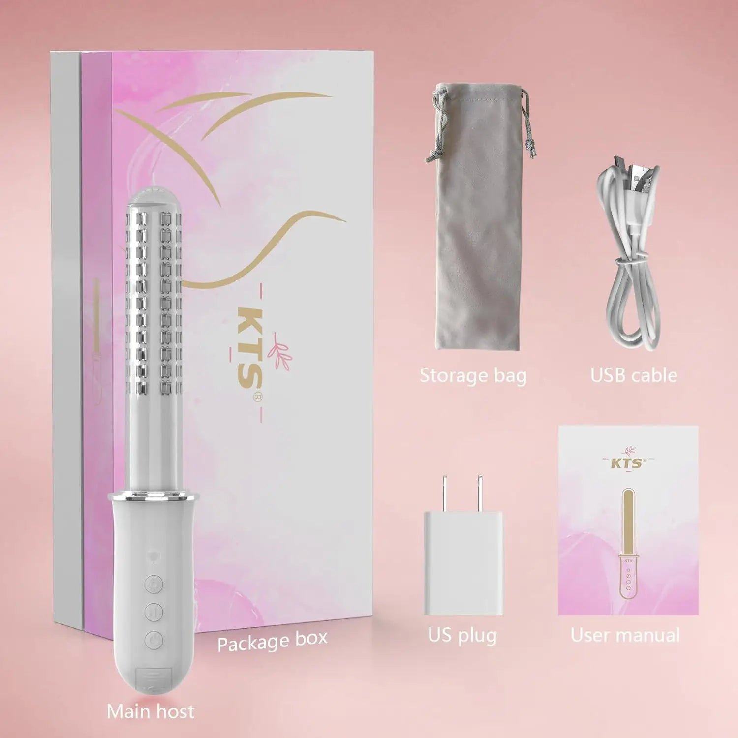 KTS Vaginal Vibrator Wireless Vaginal Massager Red Light Therapy Device for Vaginitis Female Sex Wand Vaginal Tightening Device