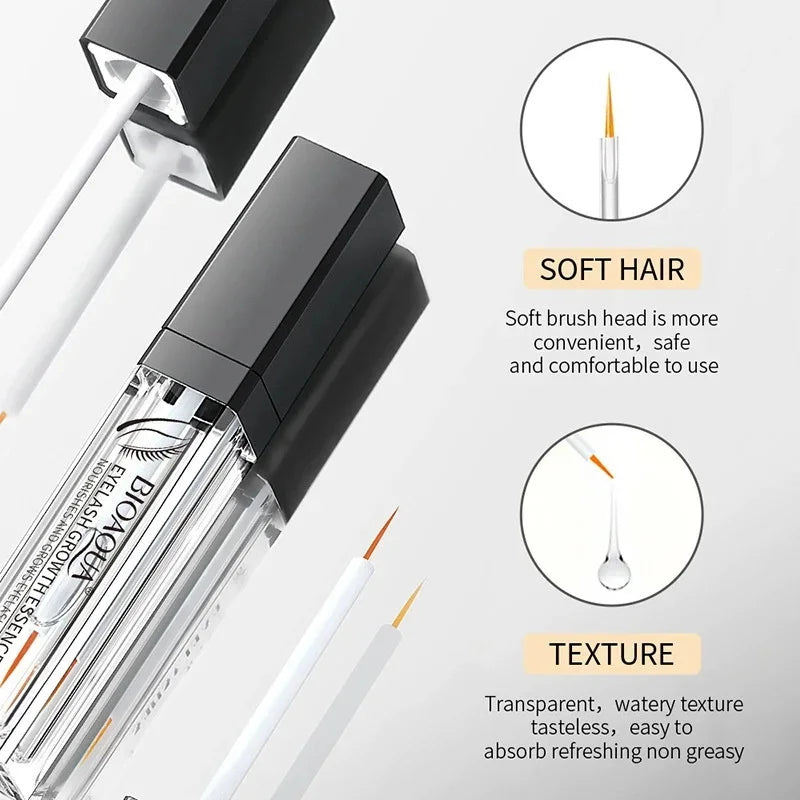Fast Eyelash Growth Serum 7 Days Natural Eyelash Enhancer Longer Fuller Thicker Curling Lash Treatment Eye Care Products Makeup