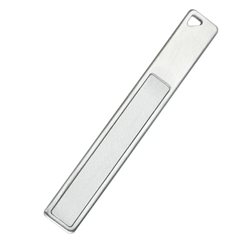 Professional Double Sided Nail File Stainless Steel Sandpaper Nail Sanding Grinding Polishing Manicure Care Tools