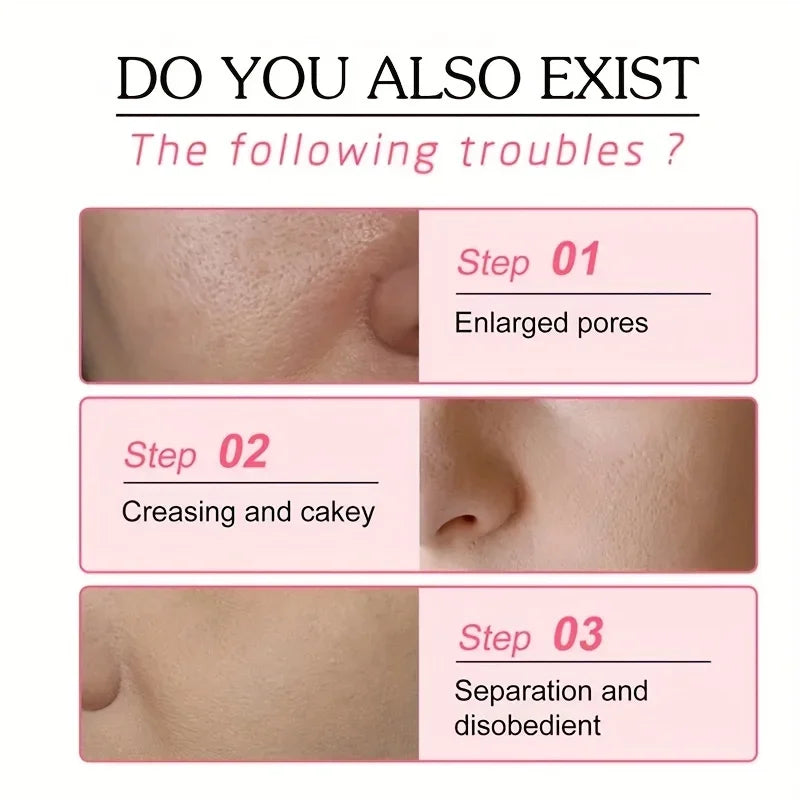 Invisible Pore Cream Moisturizing Facial Matte Prime Cosmetic Invisible Pore Primer Stick Smooth Brighten Face Skin Oil Control
