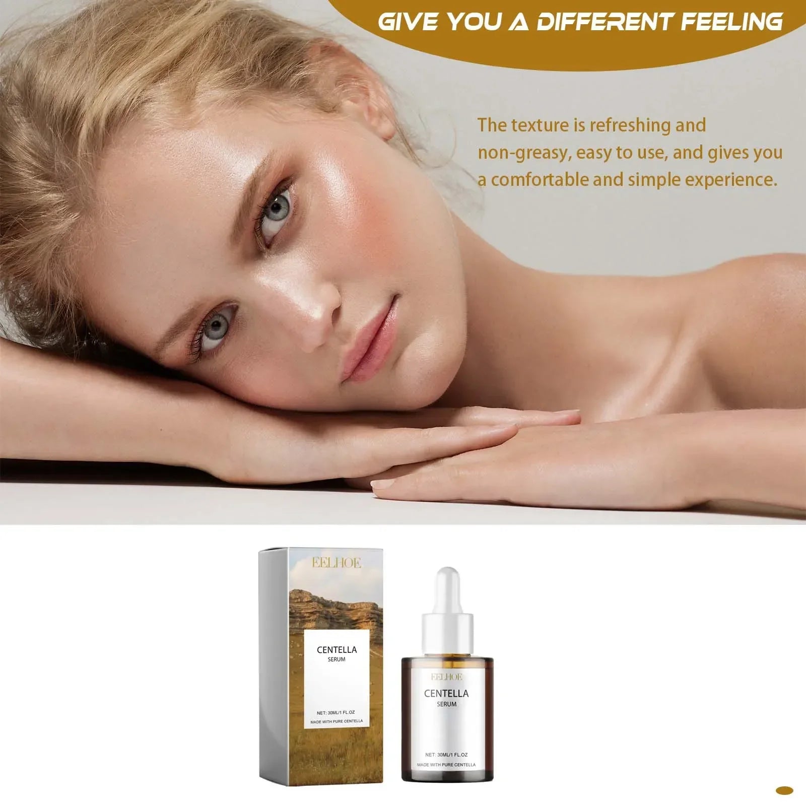 Centella Essence Moisturizes Improvement Dry Skin Smoothing Rejuvenation Brighten Hyaluronic Acid Face Essence Skin Care Product