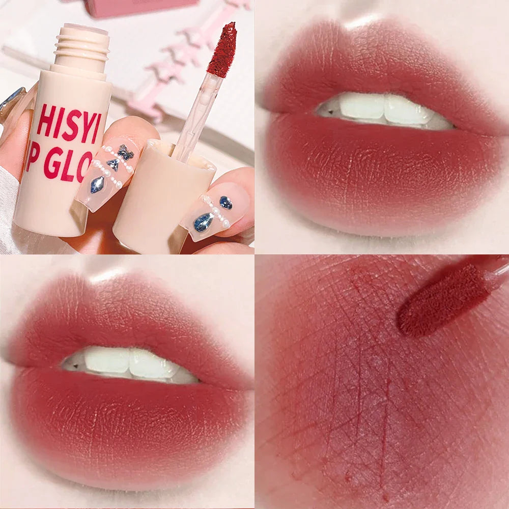 Mousse velvet lip clay matte whitening lip gloss student affordable and non-fading lip glaze