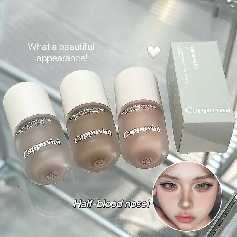 Grey Brown Facial Contour Shadow Cream Natural Nude Makeup Liquid Contouring Stick 3D Nose Shadow Brightening Bronzers Cosmetic