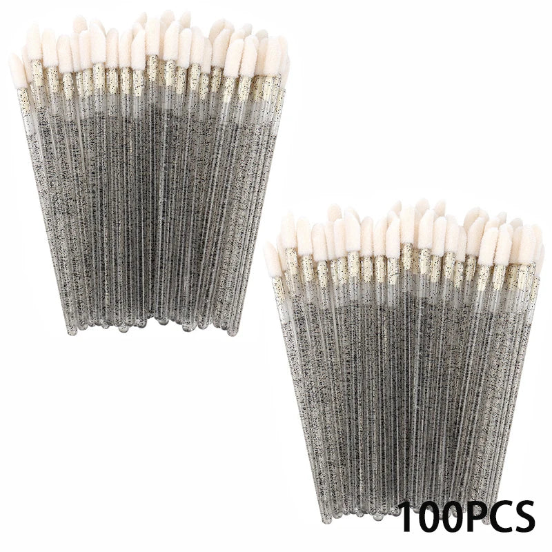100/300PCS Disposable Lip Brush Makeup Brushes Lipstick Applicator Wands Wholesale Eyelashes Extension Tool Beauty Accessories