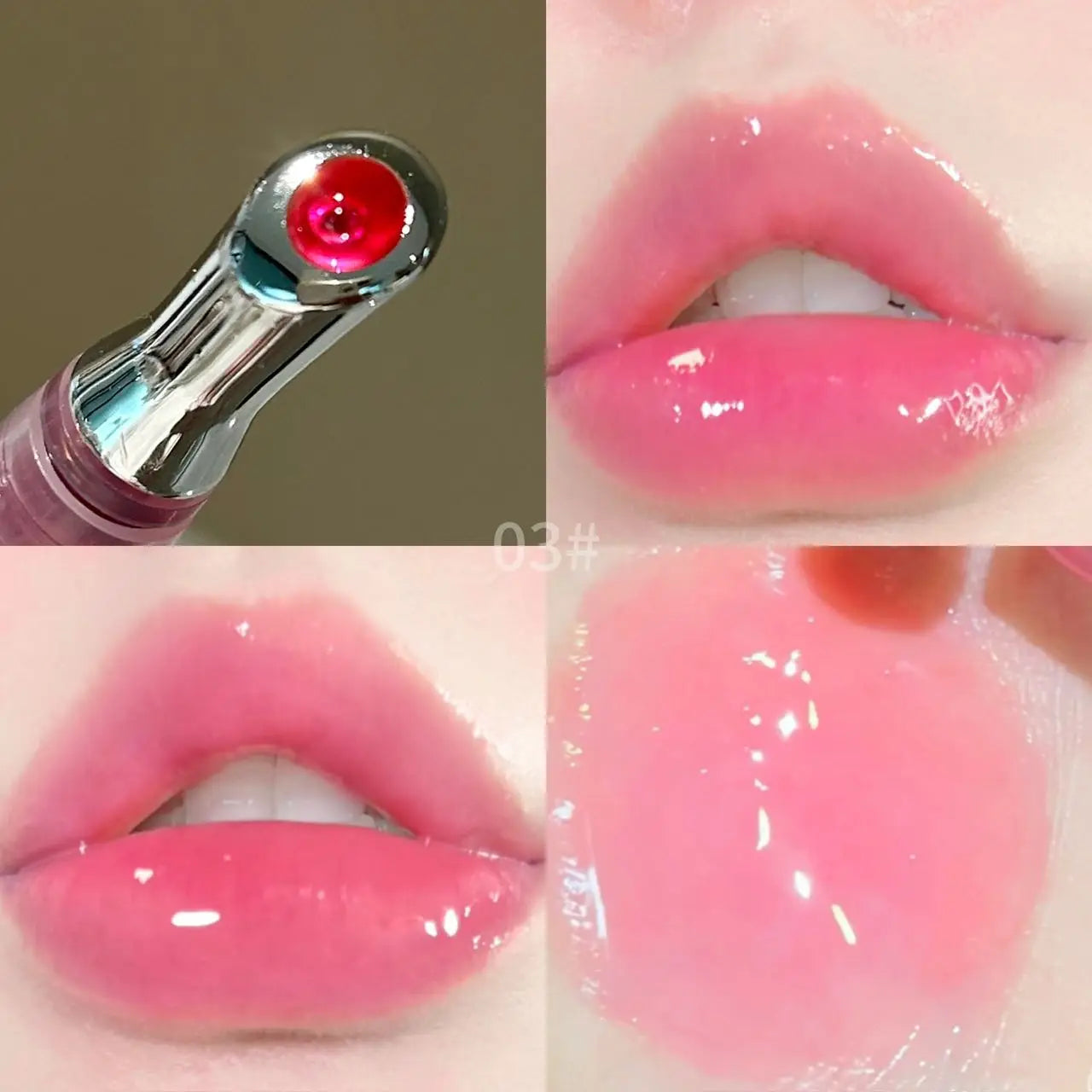 Pinkyfocus Fruit Honey Brightening Lip Essence Oil - Moisturizing, Anti-Dry & Crack, Conceals Lip Lines for Plump Lips