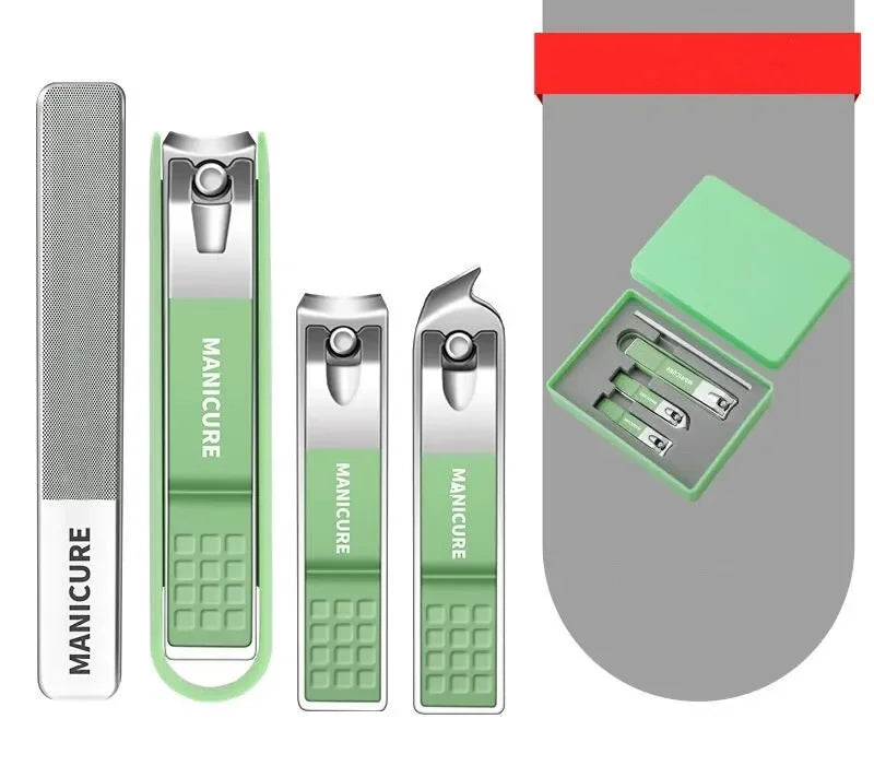 Germany Nail Clipper Set a Full Set of New High-grade Men and Women on Special Nails Cut Nail Clippers Pedicure Tool Boxes