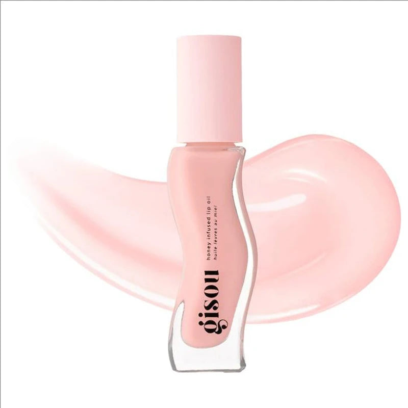 Gisou New Colors Full Range Of Long-lasting Moisturizing Raspberry Swirl Lip Oils Lip Gloss Care Lip Plumping Exfoliating Gloss