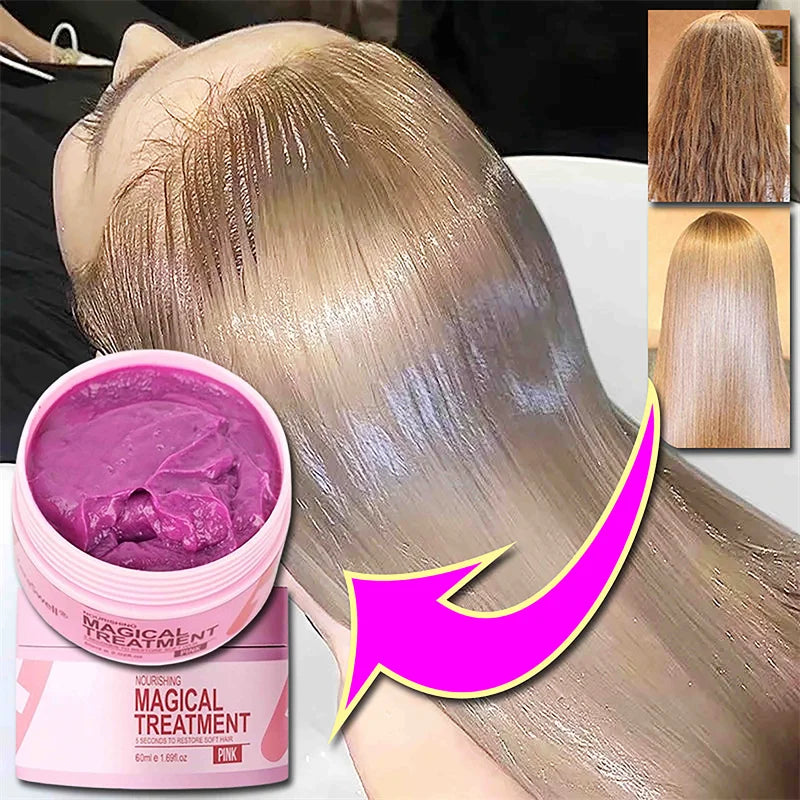 Magical Keratin Hair Mask 5 Seconds Repair Hair Soft Smooth Shiny Deep Moisturize Conditioner for Dry Damaged Hair All Hair Type