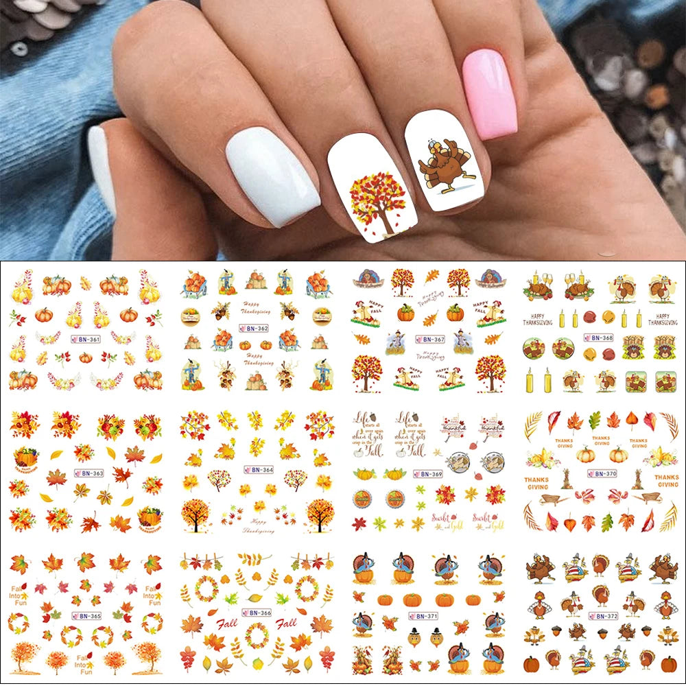 10pcs Holographic Nail Foil Slider Mix Flower Designs Set Transfer Nails Stickers Floral Prints Manicure Decal Art Decoration