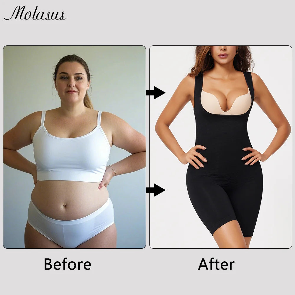 Women Tighten Up Breast Bodysuit Boxer Briefs Underwear Shapewear Butt Lifter New Tummy Control Body Shaper Slimming Bodysuits