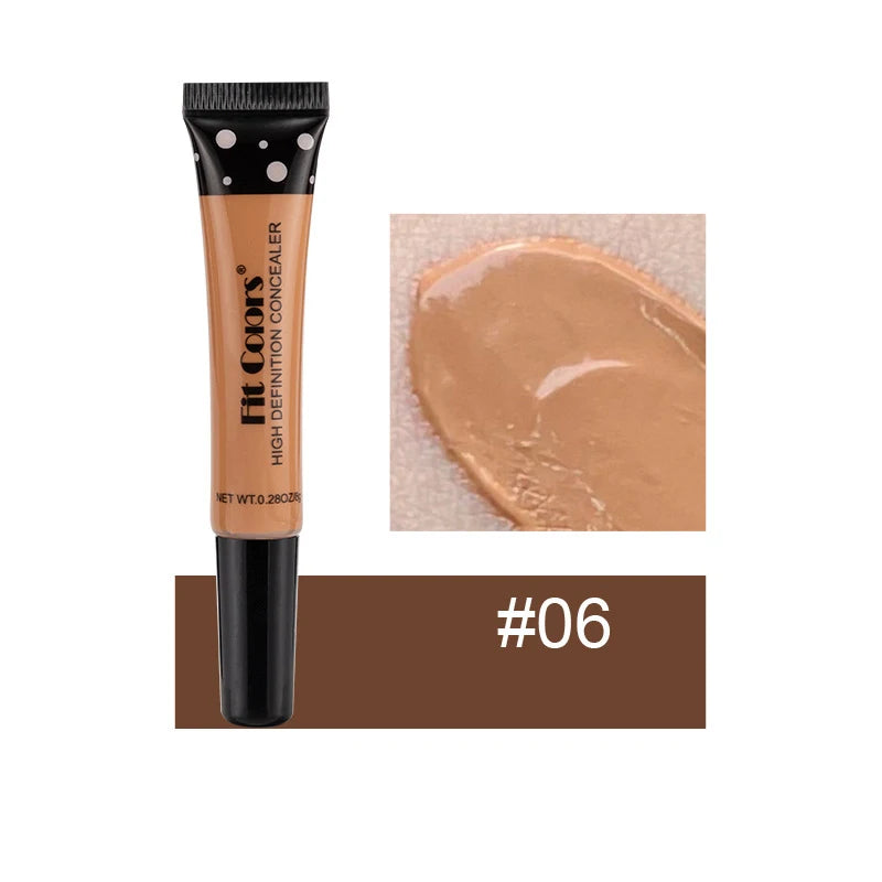 Nude Makeup Facial Foundation Waterproof Cover Blemish Base Fluid Concealer Oil Control Lasting Brighten Skin BB Cream Cosmetics