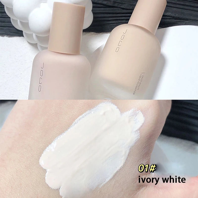 JOCO Liquid Foundation Oil Control Moisturizing Makeup Concealer Refreshing Natural Clear Waterproof Longlasting Face Makeup Hot
