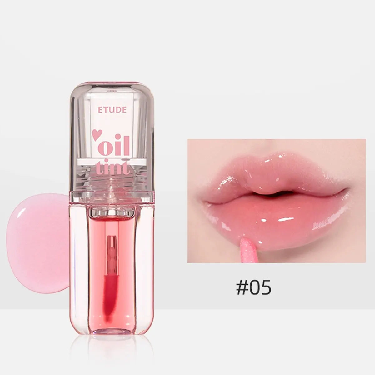 [ClearanceSale] ETUDE Dear Darling Oil Tint,Mirror-Like Shine,Sheer & Tinted Color,Creates Plump Lips,K-Beauty,Korean Makeup