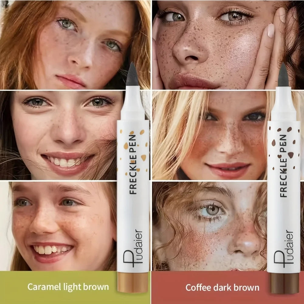 Exquisite simulated freckle pen, liquid natural makeup, quick-drying, waterproof and long-lasting freckle pen, easy to apply