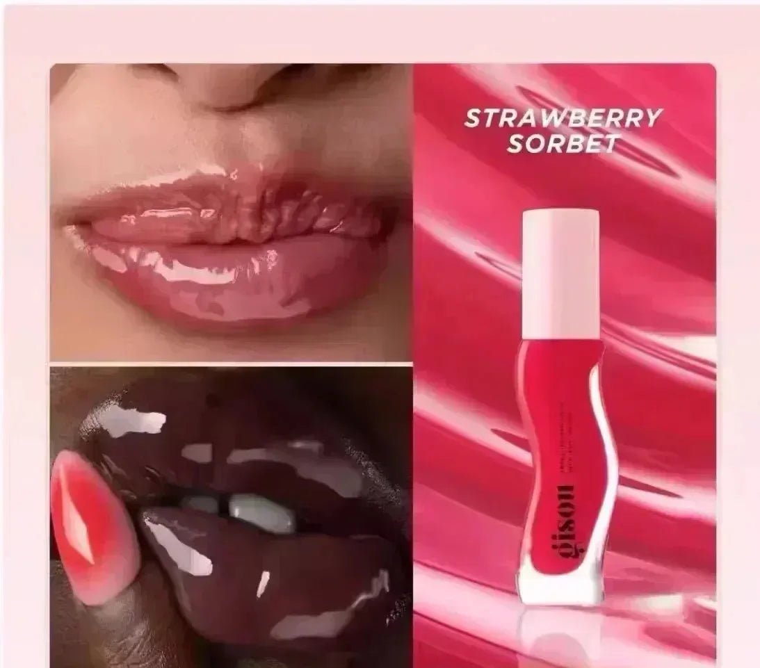 Gisou New Autumn Winter Limited Edition Long-lasting Moisturizing Lip Oil Gloss Care Lips Plumping Exfoliating Milky Mocha Gloss